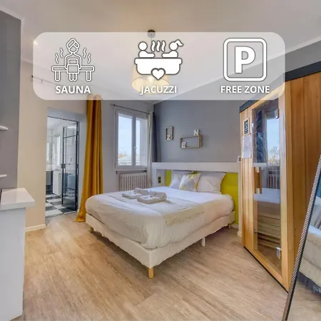 & - Jacuzzi - Sauna * Reims