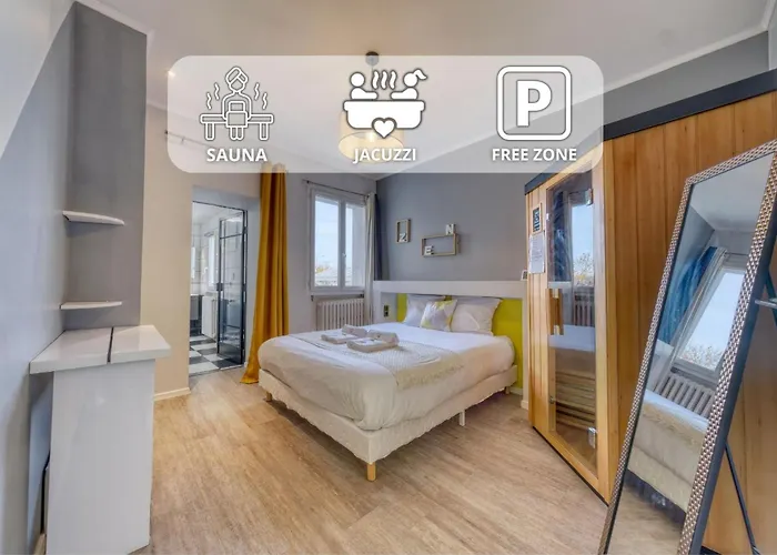 & - Jacuzzi - Sauna * Reims